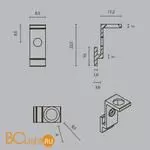 Крепление для профиля Maytoni Радиусный профиль ALM-3535R-1MT - Фото 1