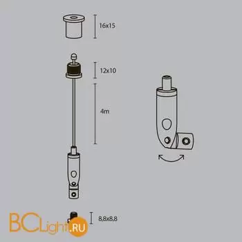 Крепление для профиля Maytoni Радиусный профиль ALM-3535R-P-2M - Фото 1