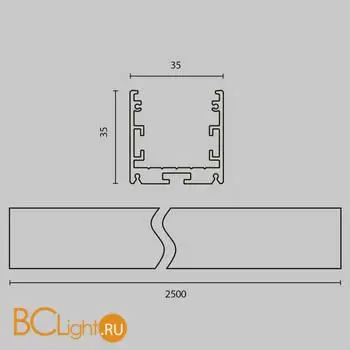 Профиль Maytoni Радиусный профиль ALM-3535R-B-D-2.5M - Фото 9