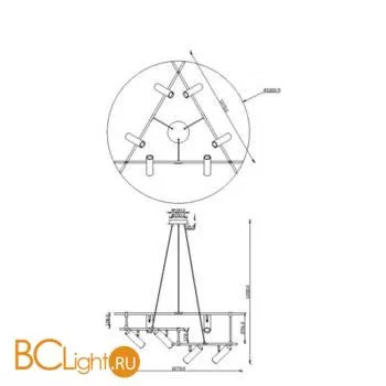 Люстра Maytoni Rami MOD128PL-06WB - Фото 2