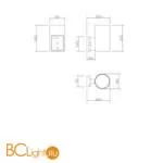 Настенный уличный светильник Maytoni Rando O419WL-01B - Фото 0