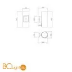 Уличный настенный светильник Maytoni Rando O419WL-02W - Фото 0