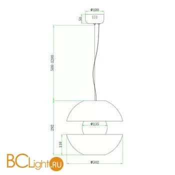 Подвесной светильник Maytoni Rebel MOD322PL-L6B3K - Фото 4