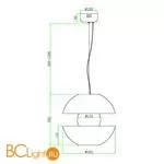 Подвесной светильник Maytoni Rebel MOD322PL-L6B3K - Фото 1