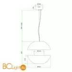 Подвесной светильник Maytoni Rebel MOD322PL-L6B3K - Фото 4