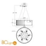 Подвесной светильник Maytoni Recinto MOD080CL-06CH - Фото 0