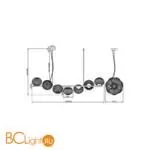 Подвесной светильник Maytoni Reels MOD268PL-07G - Фото 5