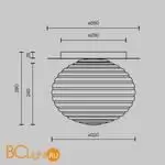 Потолочный светильник Maytoni Reels MOD268CL-01G - Фото 3