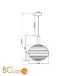 Подвесной светильник Maytoni Reels MOD268PL-01B - Фото 5