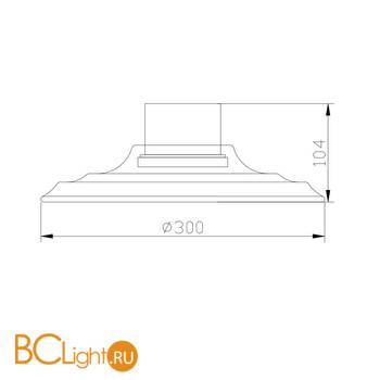Потолочный светильник Maytoni Remous C045CL-L9W4K - Схема