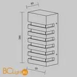 Уличный настенный светильник Maytoni Remsa O034WL-01B - Фото 5