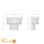 Настенный светильник Maytoni Revero MOD085WL-01BS - Схема