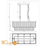 Подвесной светильник Maytoni Revero MOD085PL-08G - Фото 3