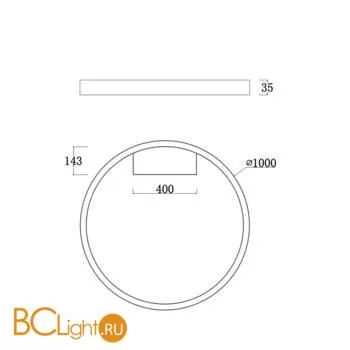 Потолочный светильник Maytoni Rim MOD058CL-L65BS4K - Фото 1