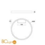 Потолочный светильник Maytoni Rim MOD058CL-L50BS4K - Фото 1