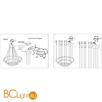 Крепление для подвесных светильников Maytoni Rim MOD058A-03W - Фото 3