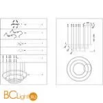 Крепление для подвесных светильников Maytoni Rim MOD058A-03W - Фото 4
