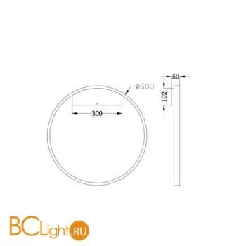 Настенный светильник Maytoni Rim MOD058WL-L35BS4K - Фото 1