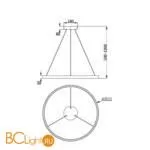 Подвесной светильник Maytoni Rim MOD058PL-L42W3K - Фото 0