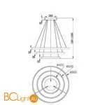 Подвесной светильник Maytoni Rim MOD058PL-L100B3K - Фото 2