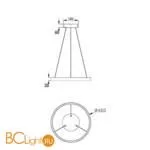 Подвесной светильник Maytoni Rim MOD058PL-L22B3K - Фото 0