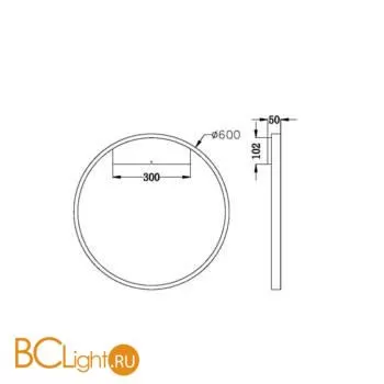 Настенный светильник Maytoni Rim MOD058WL-L35BS3K - Фото 2
