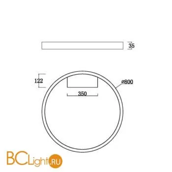 Потолочный светильник Maytoni Rim MOD058CL-L50B3K - Фото 3