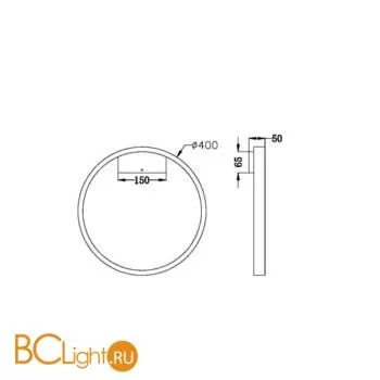 Настенный светильник Maytoni Rim MOD058WL-L25W3K - Фото 2