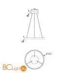 Подвесной светильник Maytoni Rim MOD058PL-L22BK - Фото 1