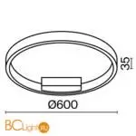 Потолочный светильник Maytoni Rim MOD058CL-L35WK - Фото 1