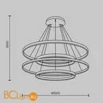 Подвесной светильник Maytoni Rim MOD058PL-L174BSK - Фото 9