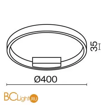 Потолочный светильник Maytoni Rim MOD058CL-L25BK - Фото 1