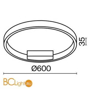 Потолочный светильник Maytoni Rim MOD058CL-L35BK - Фото 1