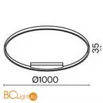 Подвесной светильник Maytoni Rim MOD058PL-L54WK - Фото 2
