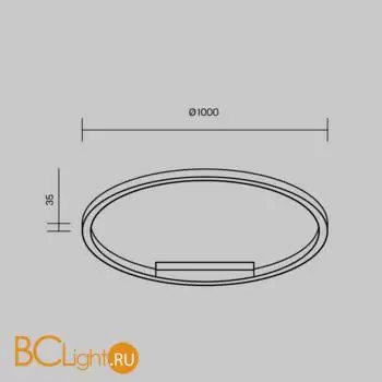 Потолочный светильник Maytoni Rim new MOD058CL-L65BK - Фото 3