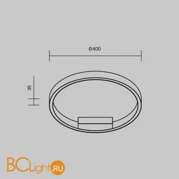 Потолочный светильник Maytoni Rim new MOD058CL-L25WK - Фото 3