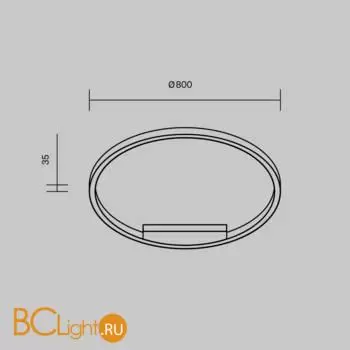 Потолочный светильник Maytoni Rim MOD058CL-L50WK - Фото 3