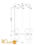 Люстра Maytoni Ring MOD013PL-04BS - Фото 2