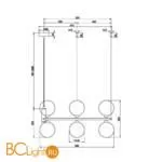 Подвесной светильник Maytoni Ring MOD013PL-06BS1 - Фото 4