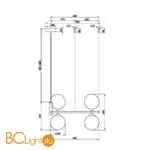 Подвесной светильник Maytoni Ring MOD013PL-04BS1 - Фото 4