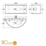 Настенный светильник Maytoni Ripple MOD096WL-01CH - Фото 1