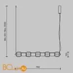 Подвесной светильник Maytoni Ritmo MOD381PL-L45B3K - Фото 4