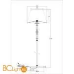 Торшер Maytoni Riverside MOD018FL-01CH - Фото 2