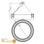 Подвесной светильник Maytoni Rocio MOD036PL-18N - Фото 2