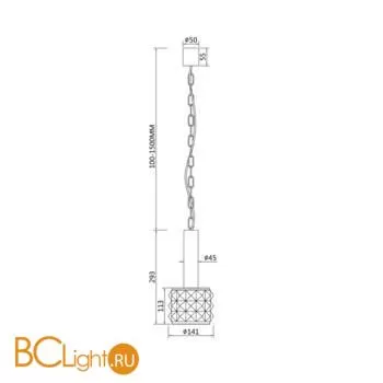 Подвесной светильник Maytoni Rock Me MOD027PL-01CH - Фото 0