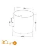 Настенный светильник (бра) Maytoni Rond G9х1 50Вт IP 20 C066WL-01MG - Фото 2