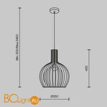 Подвесной светильник Maytoni Roots MOD194PL-01W - Фото 0