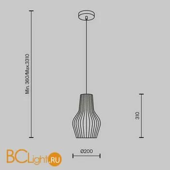 Подвесной светильник Maytoni Roots MOD191PL-01W - Фото 0