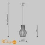 Подвесной светильник Maytoni Roots MOD191PL-01W - Фото 0