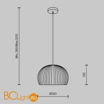 Подвесной светильник Maytoni Roots MOD195PL-01W - Фото 4